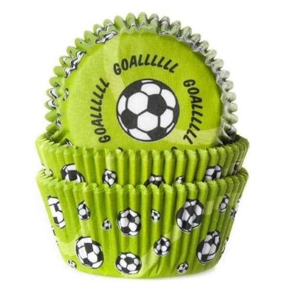 Fodbold Muffinsforme 50 stk, House of Marie