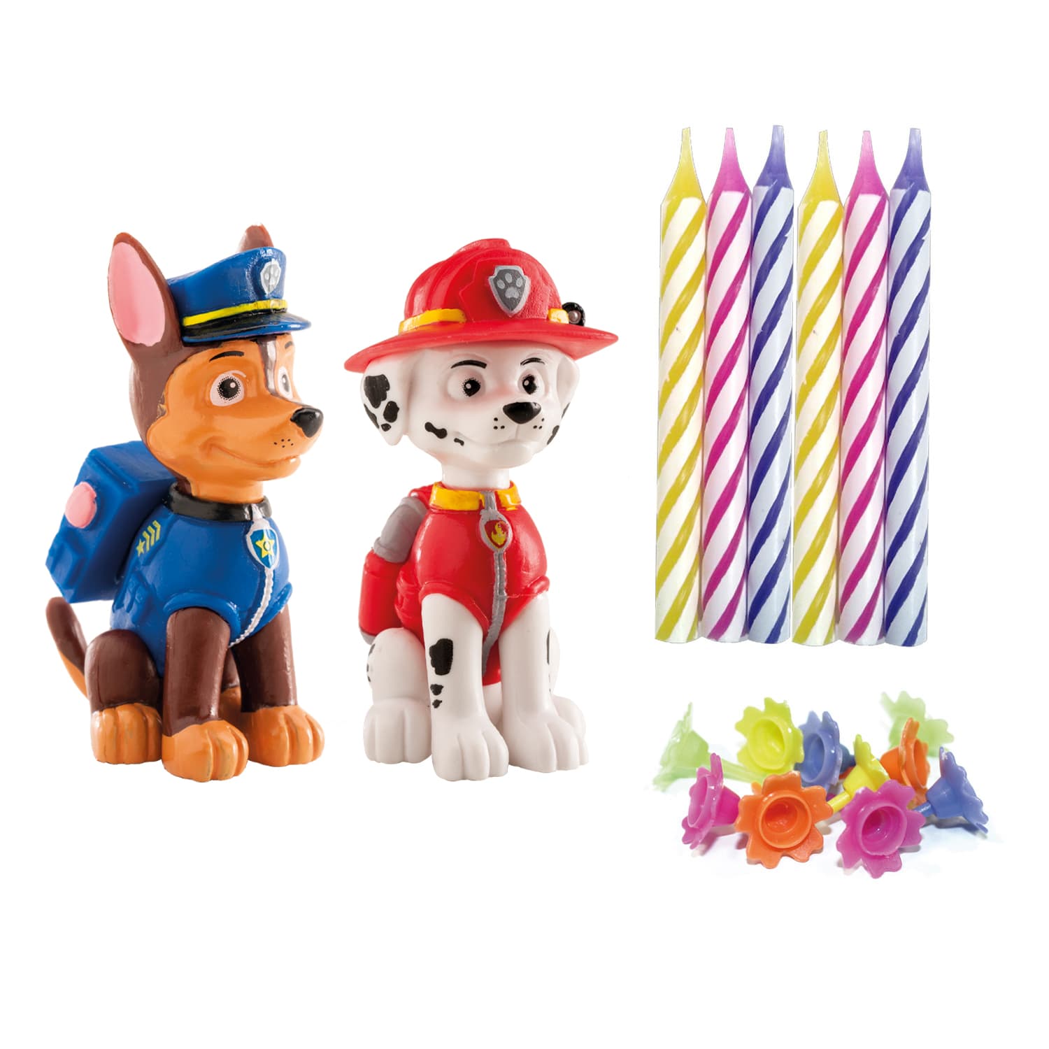 Paw Patrol Kage Dekoreringssæt, Inkl. Lys - Dekora