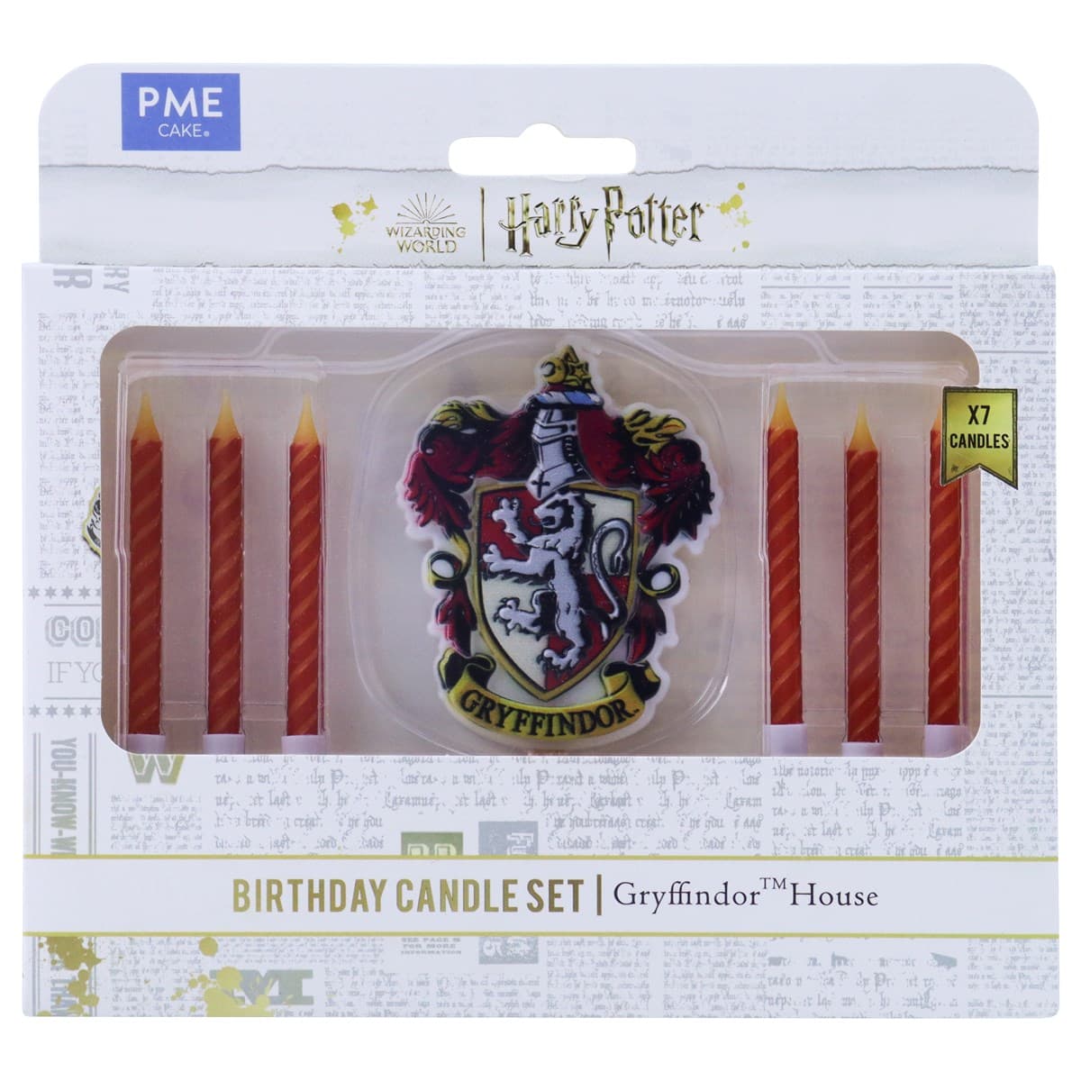 Hogwartshus Gryffindor Lys, 7 stk. - PME