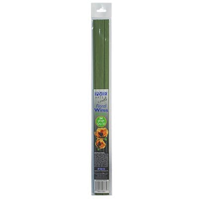 Grøn Blomstertråd 24 Gauge - 50 stk, PME