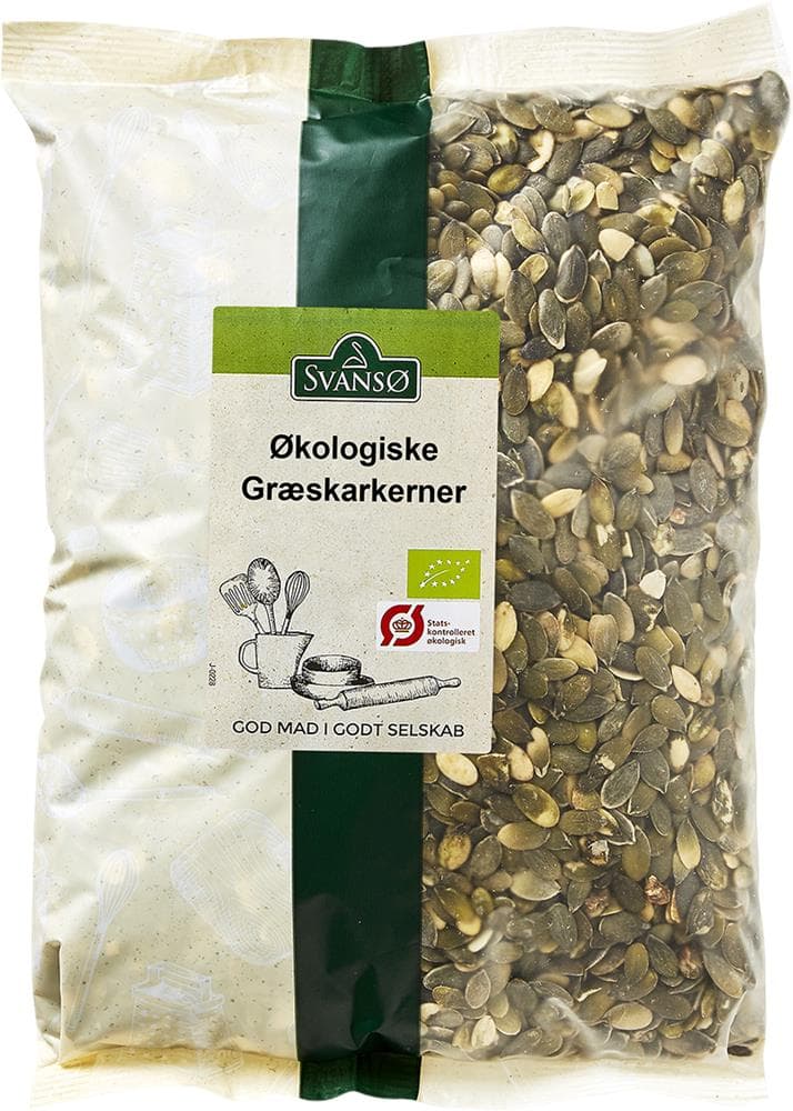Økologiske Græskarkerner - 1 kg, Svansø