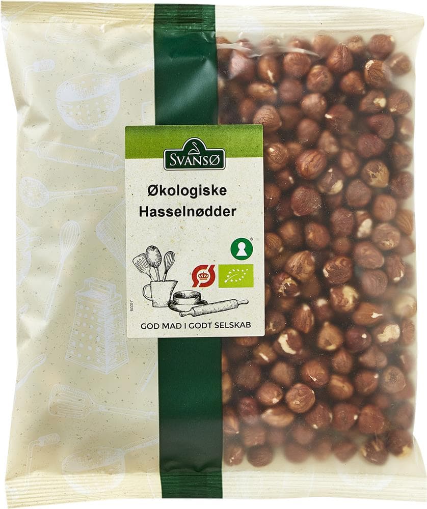 Økologiske Hasselnøddekerner - 500g, Svansø
