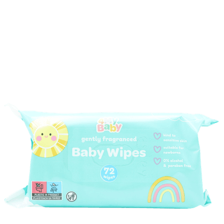 4MyBaby Mildt Duftende Babyservietter - 72 stk