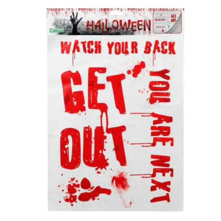Atosa Halloween Klistermærke - 42x19cm