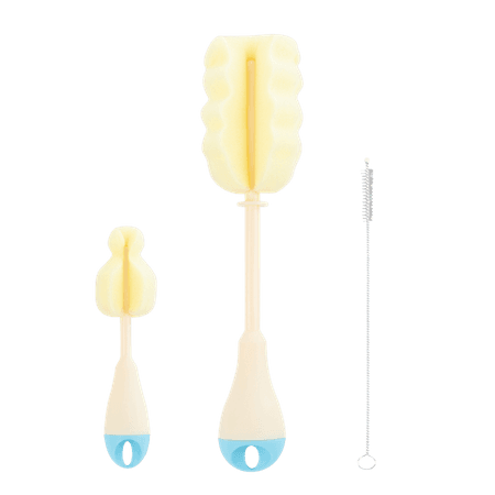 Kikka Boo Bottle Cleaning Blue Brush Set – 3 stk.