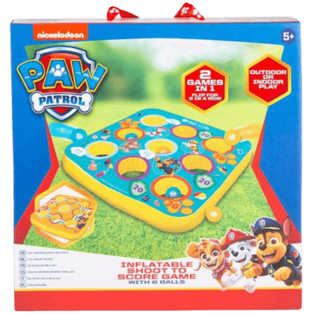 Nickelodeon Paw Patrol Oppusteligt Bold- & Målespil