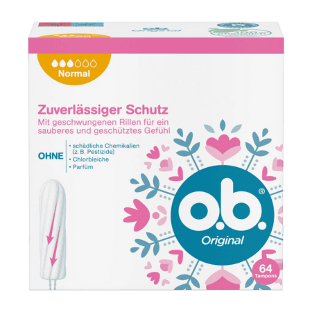 O.B. Original Normal Tamponer - 64 stk
