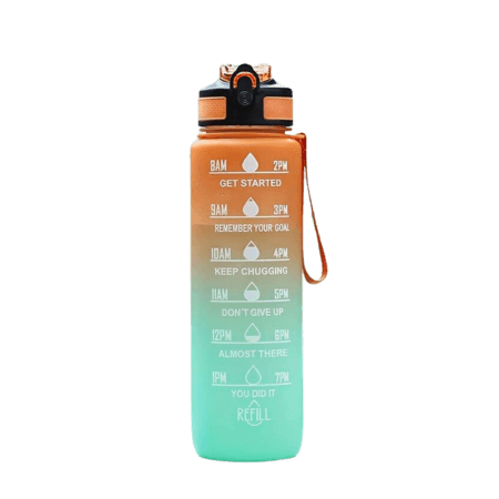 Orange & Grøn Drikkedunk - 1L