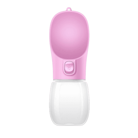 Pet Care Cup Transportabel Vandflaske til Hunde Pink