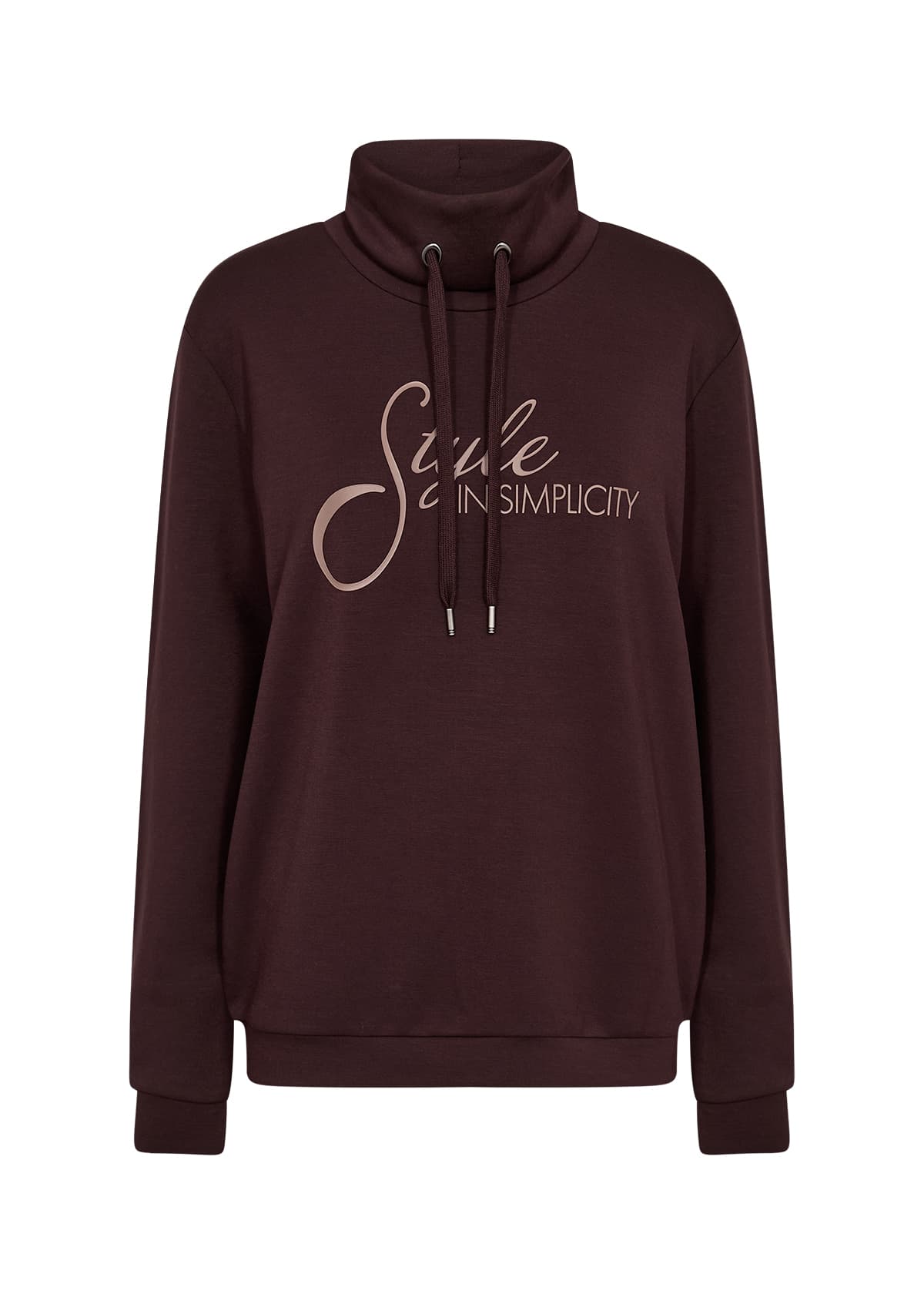 Soyaconcept sweatshirt dame BANU 329 (Chocolate plum) L