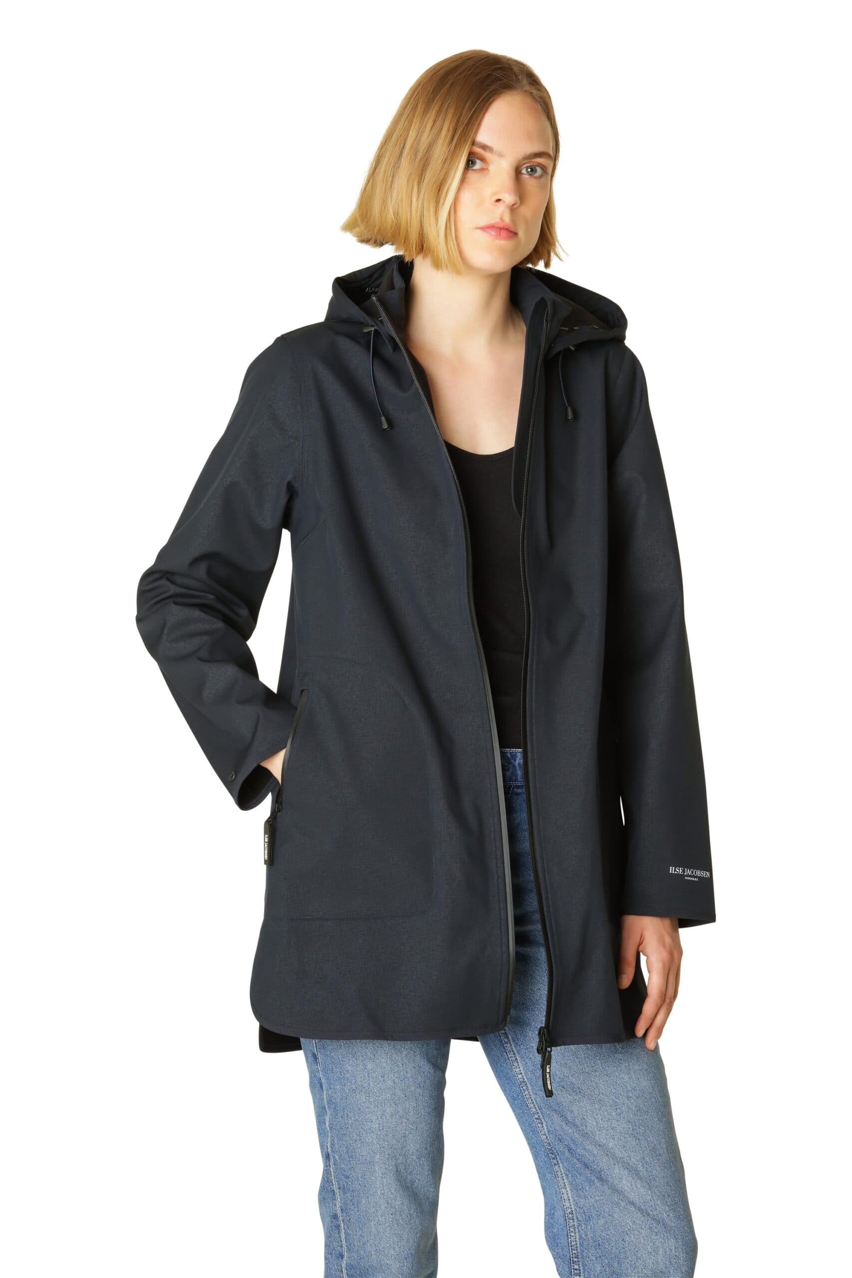 ILSE JACOBSEN SOFTSHELL JAKKE Rain135 (DARK INDIGO)