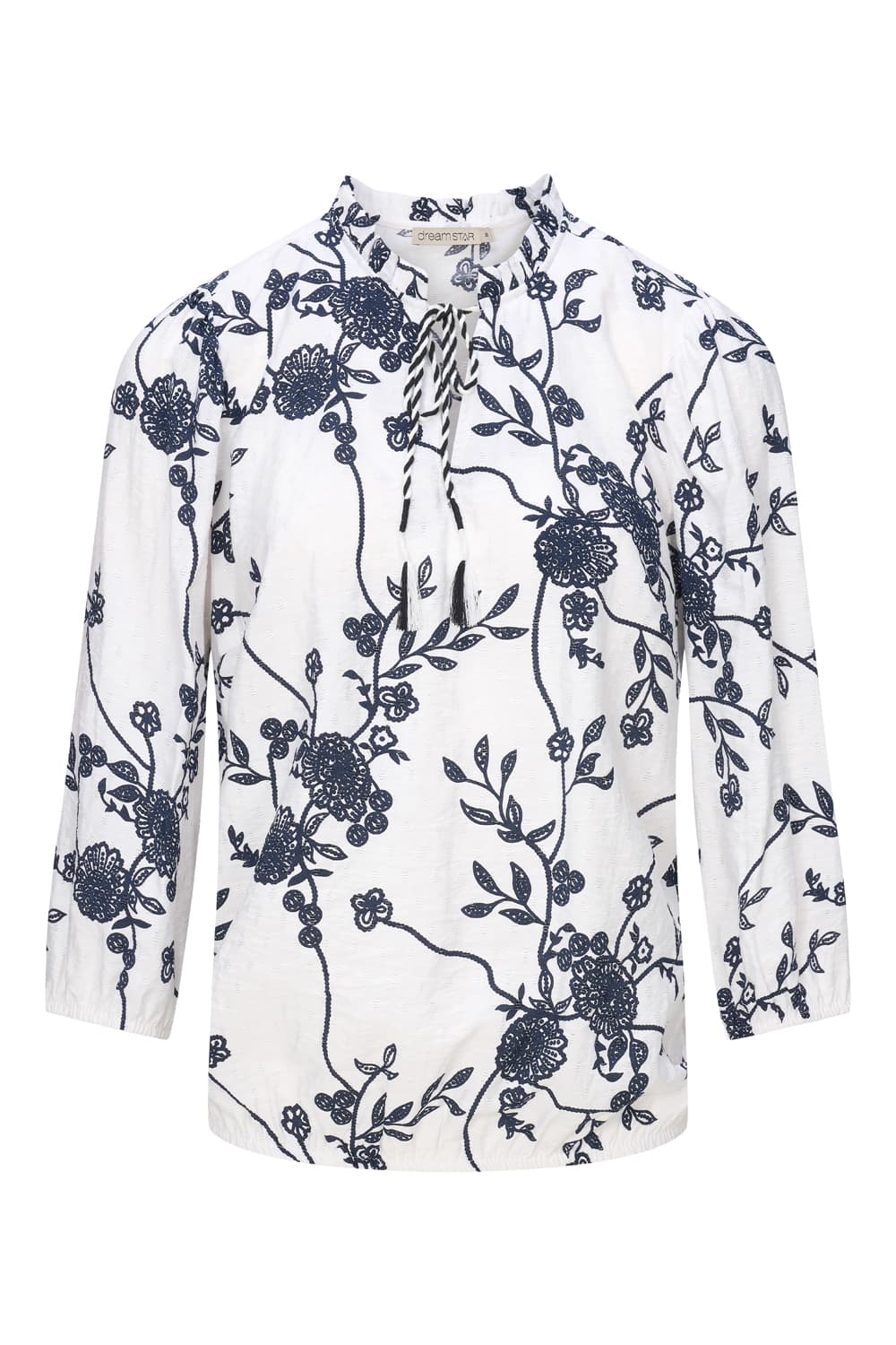 DREAMSTAR CLEO BLUSE (INDIGO/CREME) 38