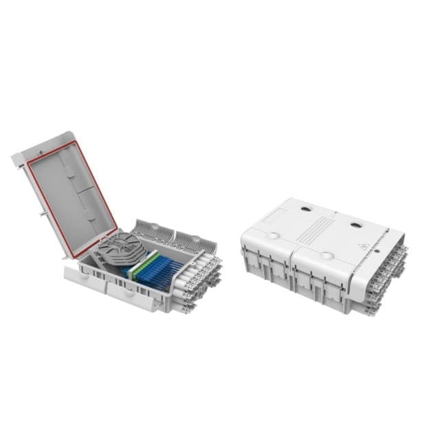 Ftth ip65 vægboks for maks 48 fiber,