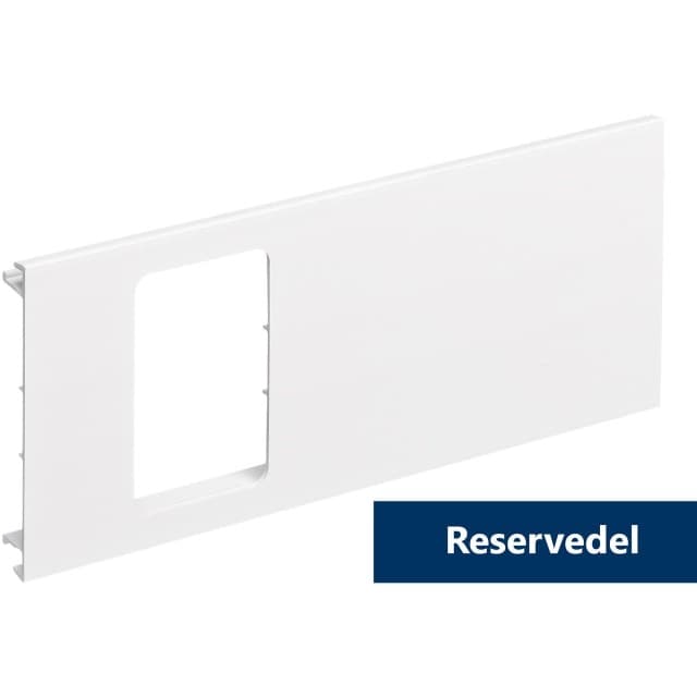 Hager Lågudsnit 1 modul perlehvid