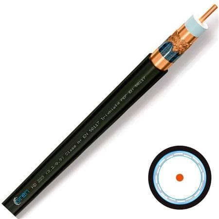 Dkt Antennekabel hd223 cu/cu pe, nedgravning