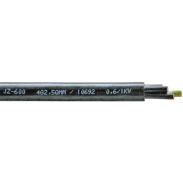 Styrekabel  4g2,5 ysly-jz black uv - tr