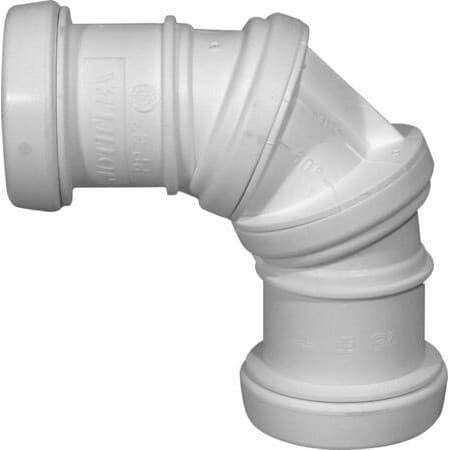 Purus Jotiflex bøjning 32mm hvid