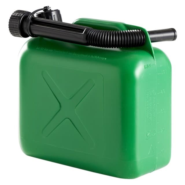 Benzindunk 5l grøn plast