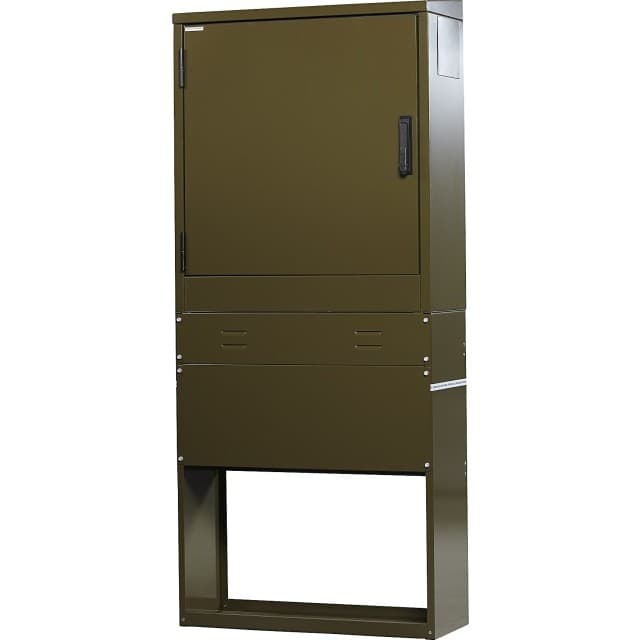 Cabinet System Vejskab, 800x850x310, grøn