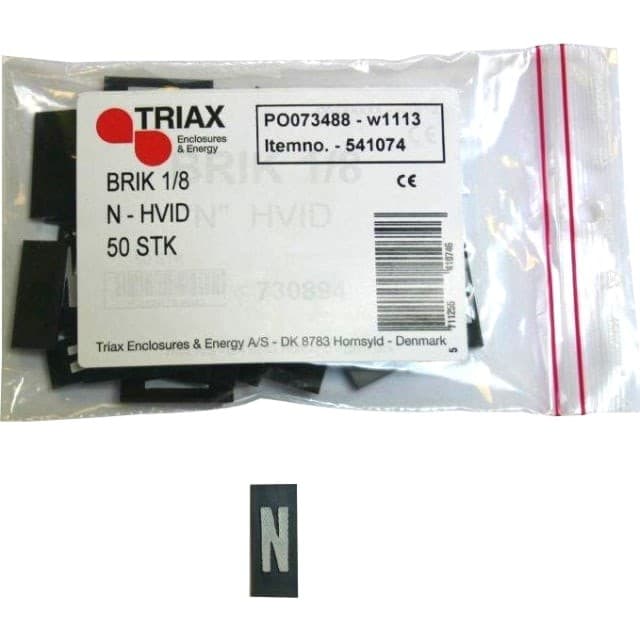 Triarca Brik ''n'' 1/8 hvid
