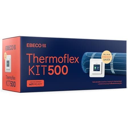 Ebeco Varmemåtte kit 500 120w/m² 2.7m²