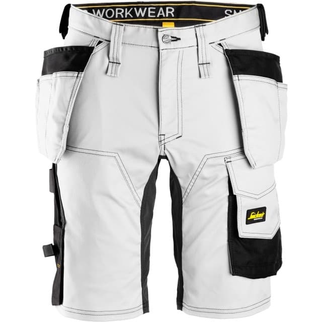 Snickers Shorts hvid/sort str: 46