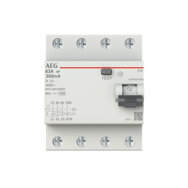 Aeg Hpfi type a 4p 63a 500 ma