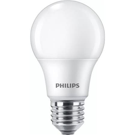 Philips Phil led 8w (60w) a60 e27 827 mat 12-pak