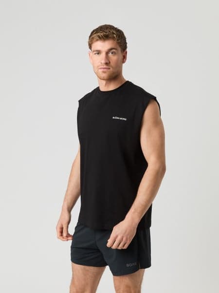 Björn Borg Borg Gym Sleeveless T-shirt Sort, L