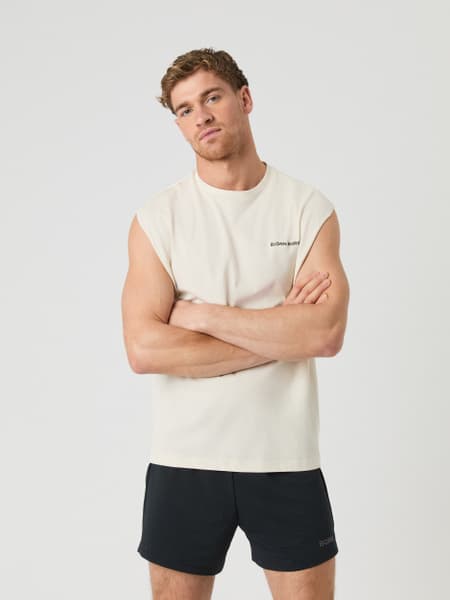 Björn Borg Borg Gym Sleeveless T-shirt Hvid, L