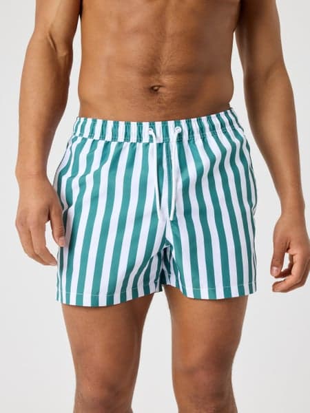 Björn Borg Borg Print Swim Shorts Grøn, L