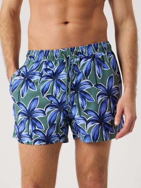 Björn Borg Borg Print Swim Shorts Blå, L