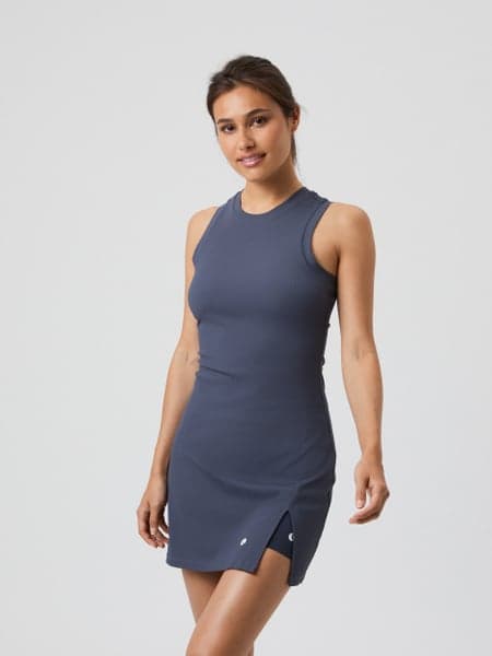 Björn Borg Ace Ribbed Dress Grå, S