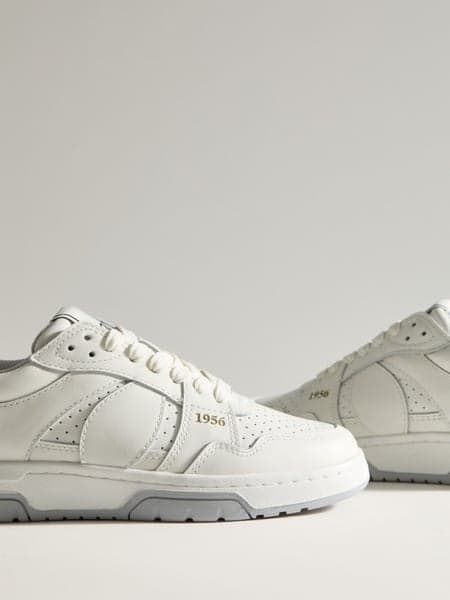 Björn Borg Men's Ollie Leather Sneakers Hvid, 43
