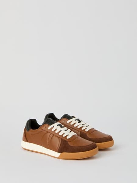 Björn Borg Men's Volley Leather Sneakers Brun, 42