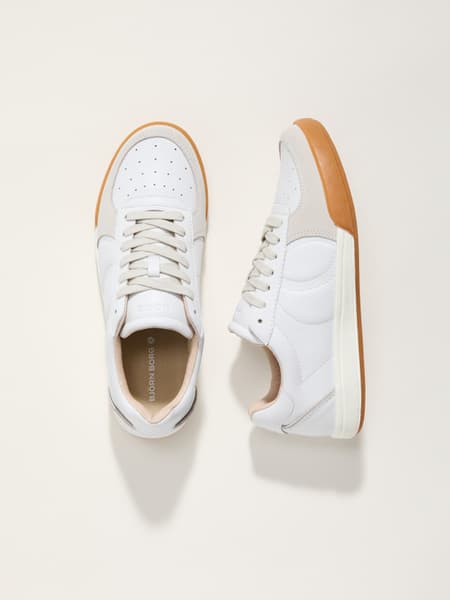Björn Borg Men's Volley Leather Sneakers Hvid, 42