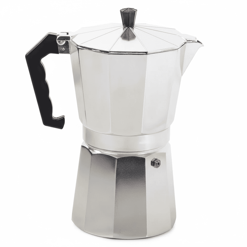 Bovari 12-koppers kaffekande i aluminium - 600 ml