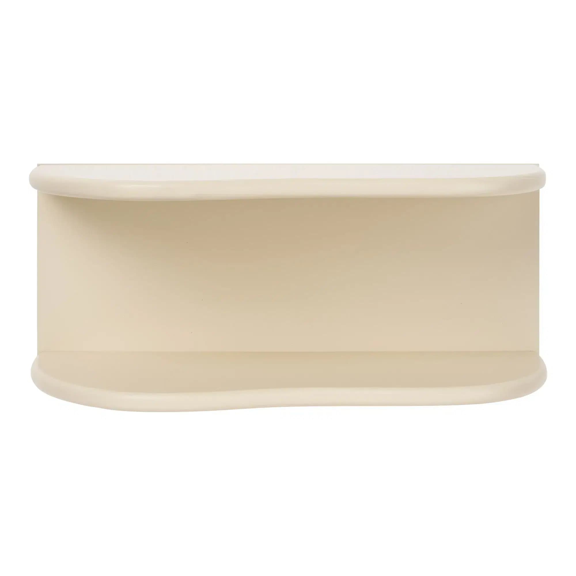 Væghylde i beige MDF FSC® 100% – 44×17,5×H18 cm view 2