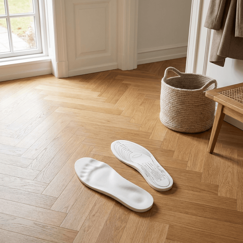 Memory foam indlægssåler til sko - ortopædiske komfortsåler universal Str. 35-43 (2stk)