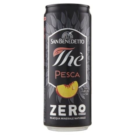 San Benedetto Fersken Ice tea sukkerfri - pantfri - 24 x 0,33 L