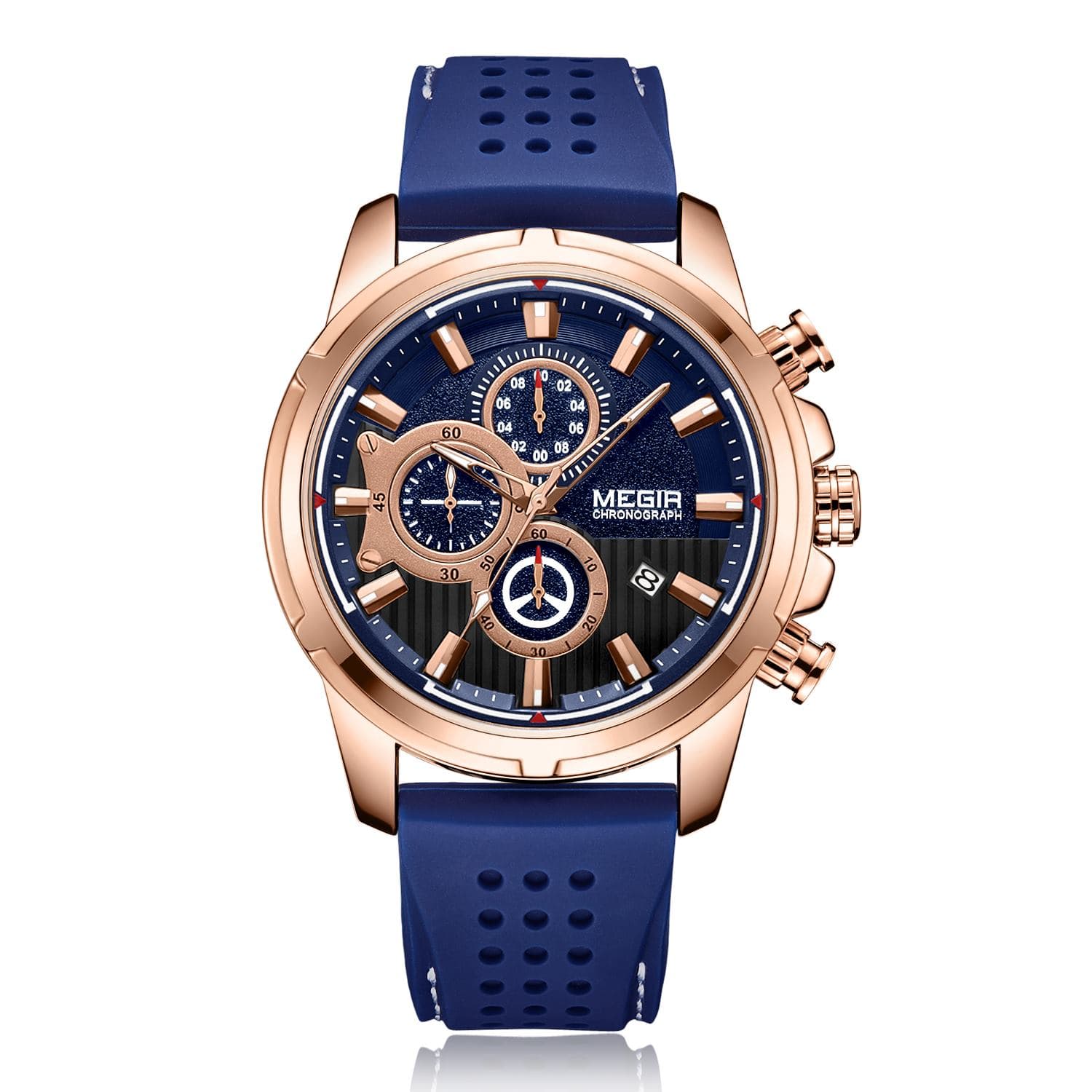 Megir Zero Gravity Rose Gold Blue