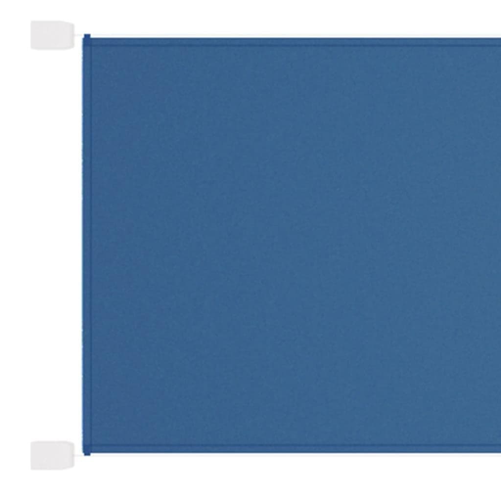 Lodret markise 140 × 420 cm i oxfordstof - blå