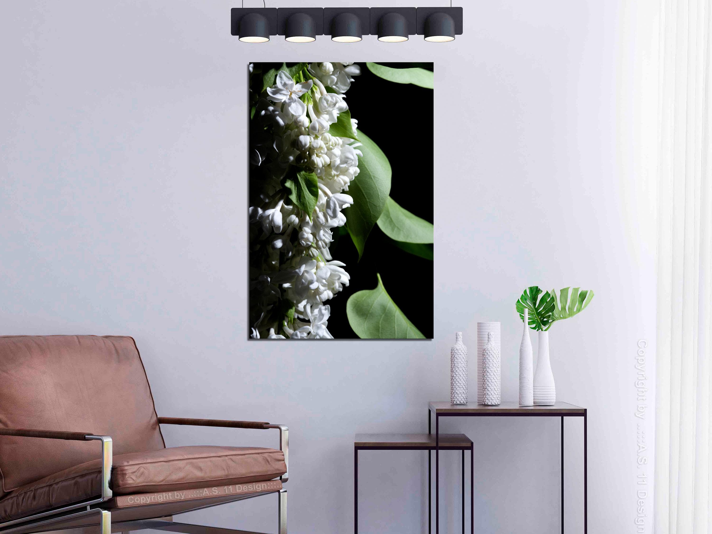 Billede - Lilacs Detail (1 Part) Vertical - 40 x 60 cm - Premium Print view 2
