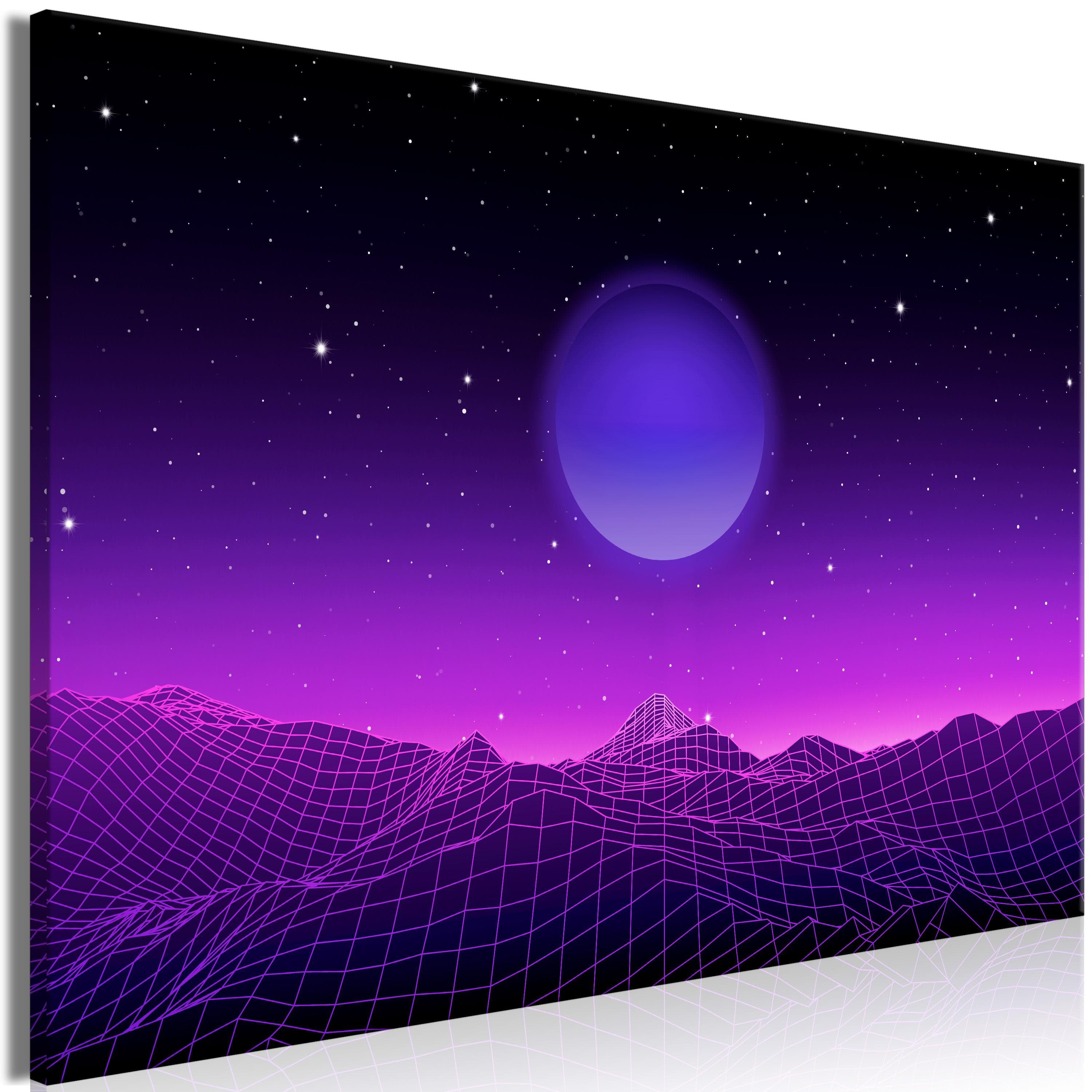 Billede - Futuristic landscape 2 (1 Part) Wide - 60 x 40 cm - Standard view 2