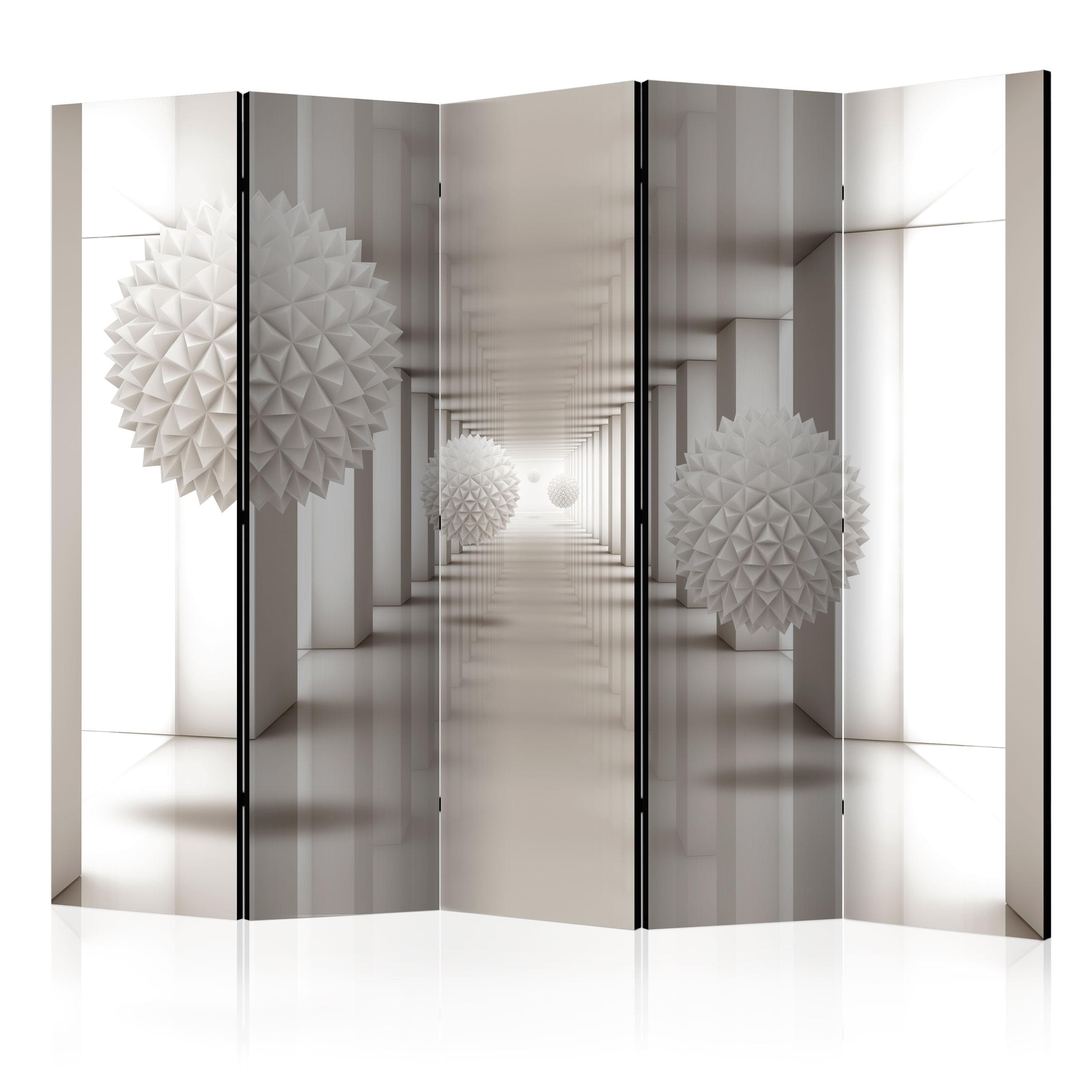 5-panels skærmvæg 3D - Porten til fremtiden II 225 × 172 cm - 225 x 172 cm - Akustik