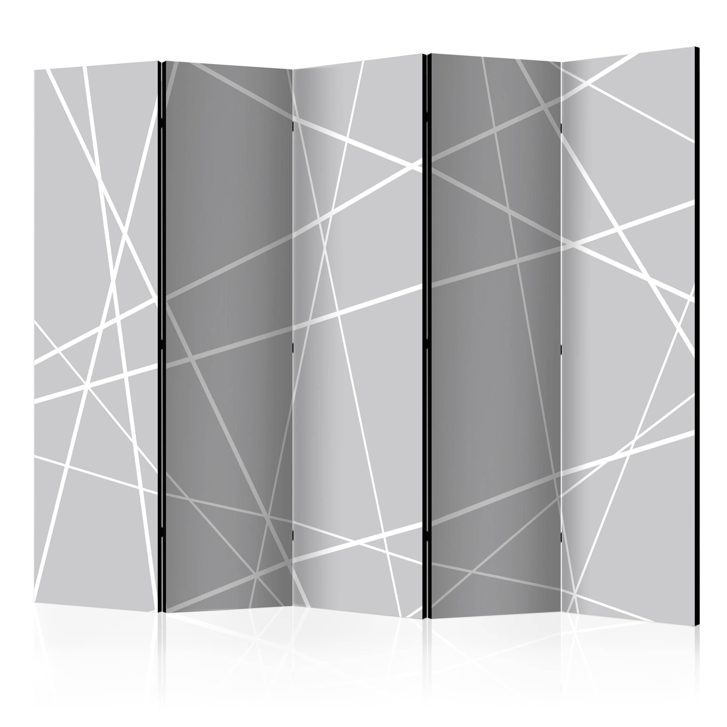 Skærmvæg Modern Cobweb II rumdeler 225 x 172 cm - 225 x 172 cm - Akustik