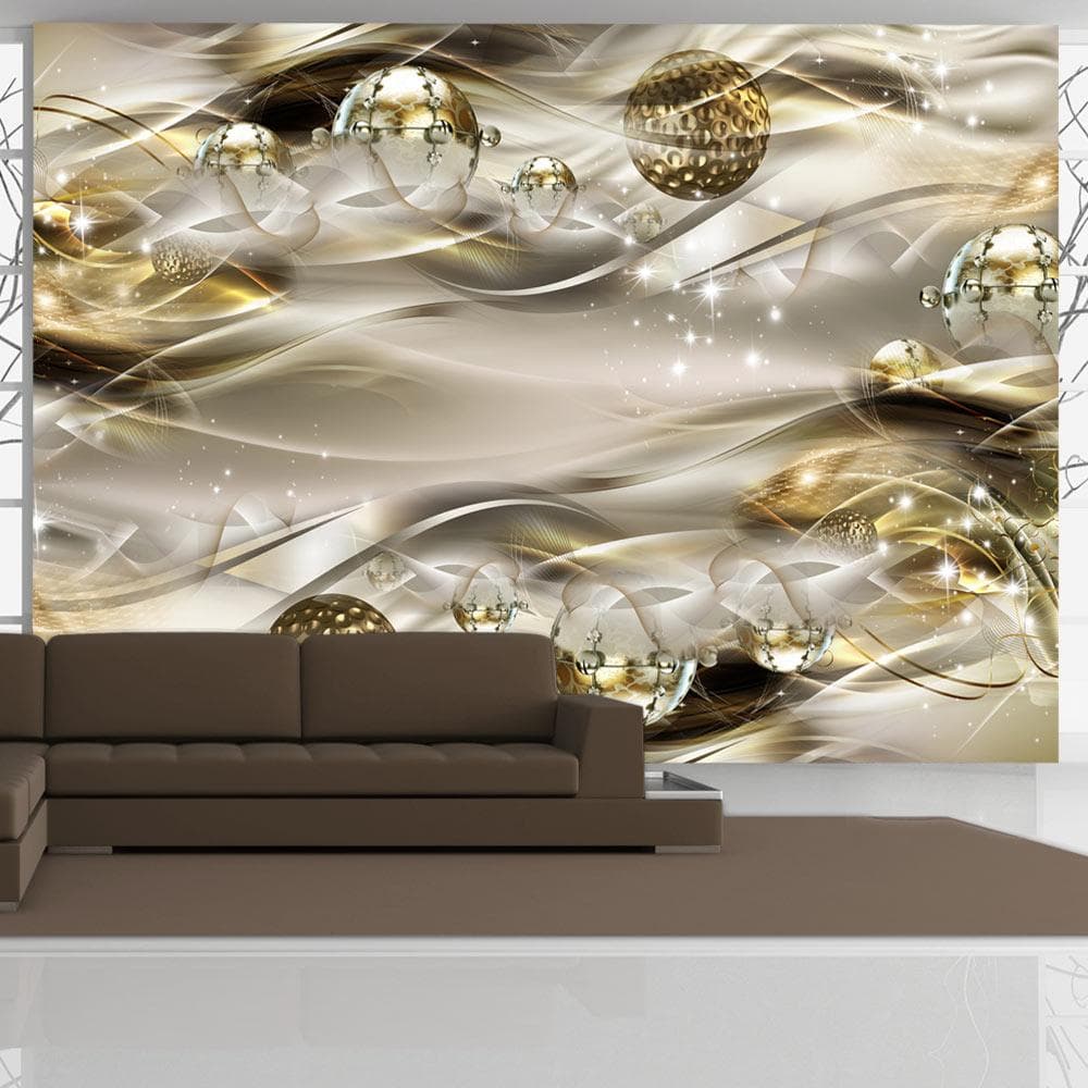 Fototapet - Golden Nebula - 300 x 210 cm - Premium