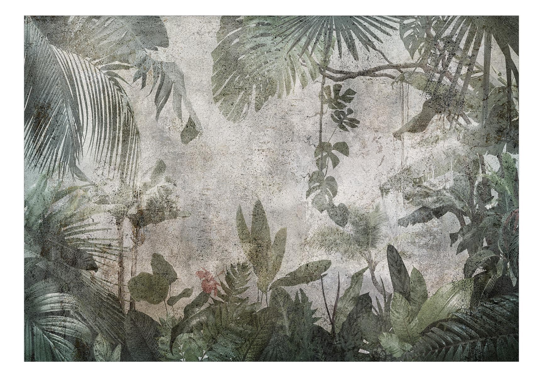 Fototapet - Rain Forest in the Fog - 150 x 105 cm - Premium view 2
