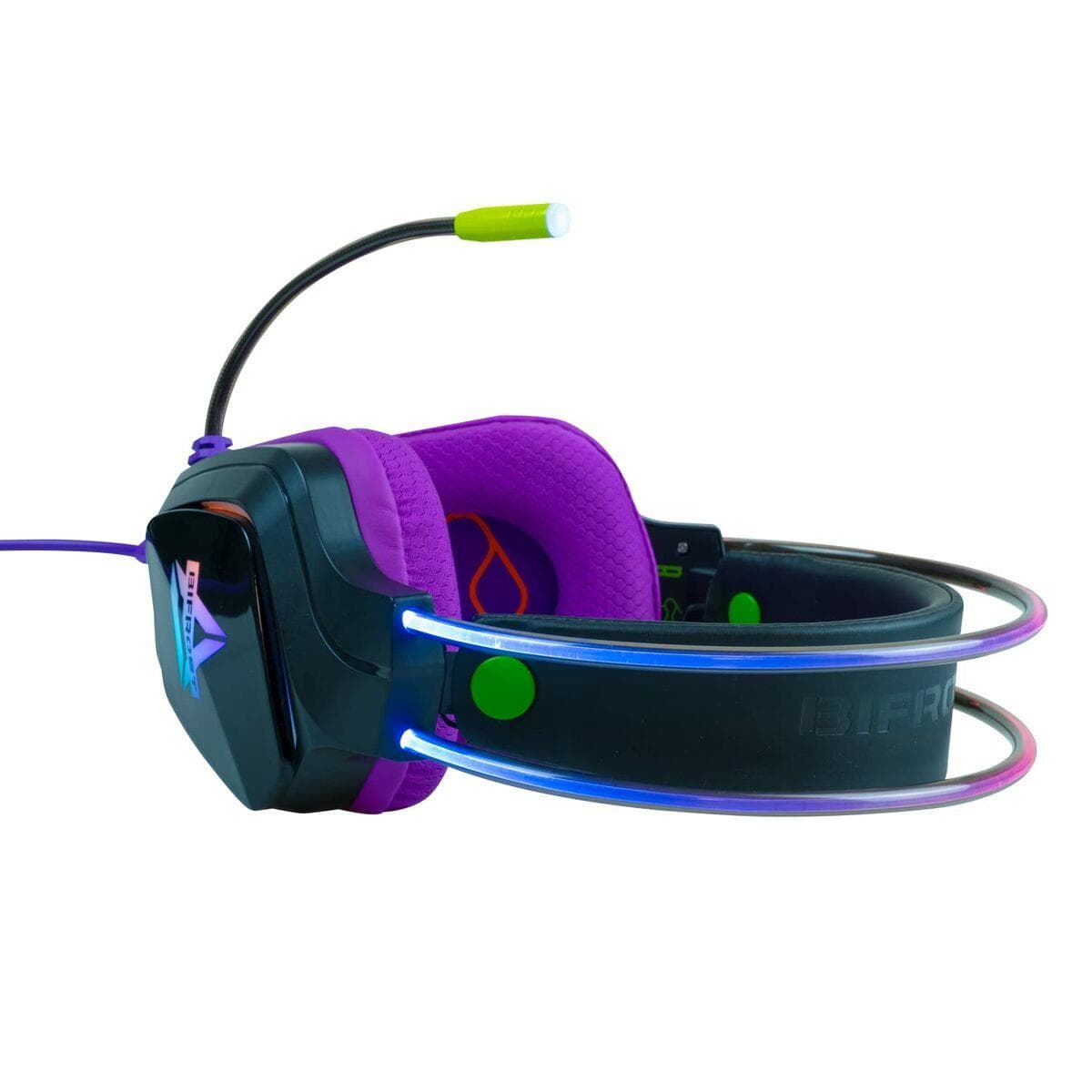 FR-TEC Bifrost FT2022 gaming headset med mikrofon - multifarvet, 3,5 mm view 2