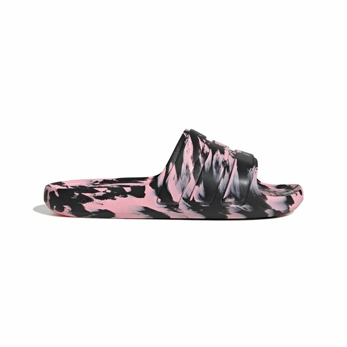 Adidas Adilette Flow klipklappere til mænd - sort/rosa, str. 38